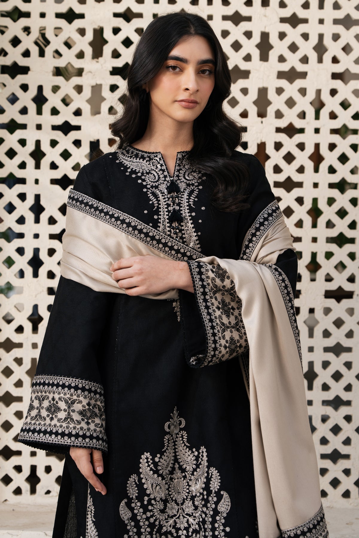 EMBROIDERED PREMIUM VISCOSE UW-0129
