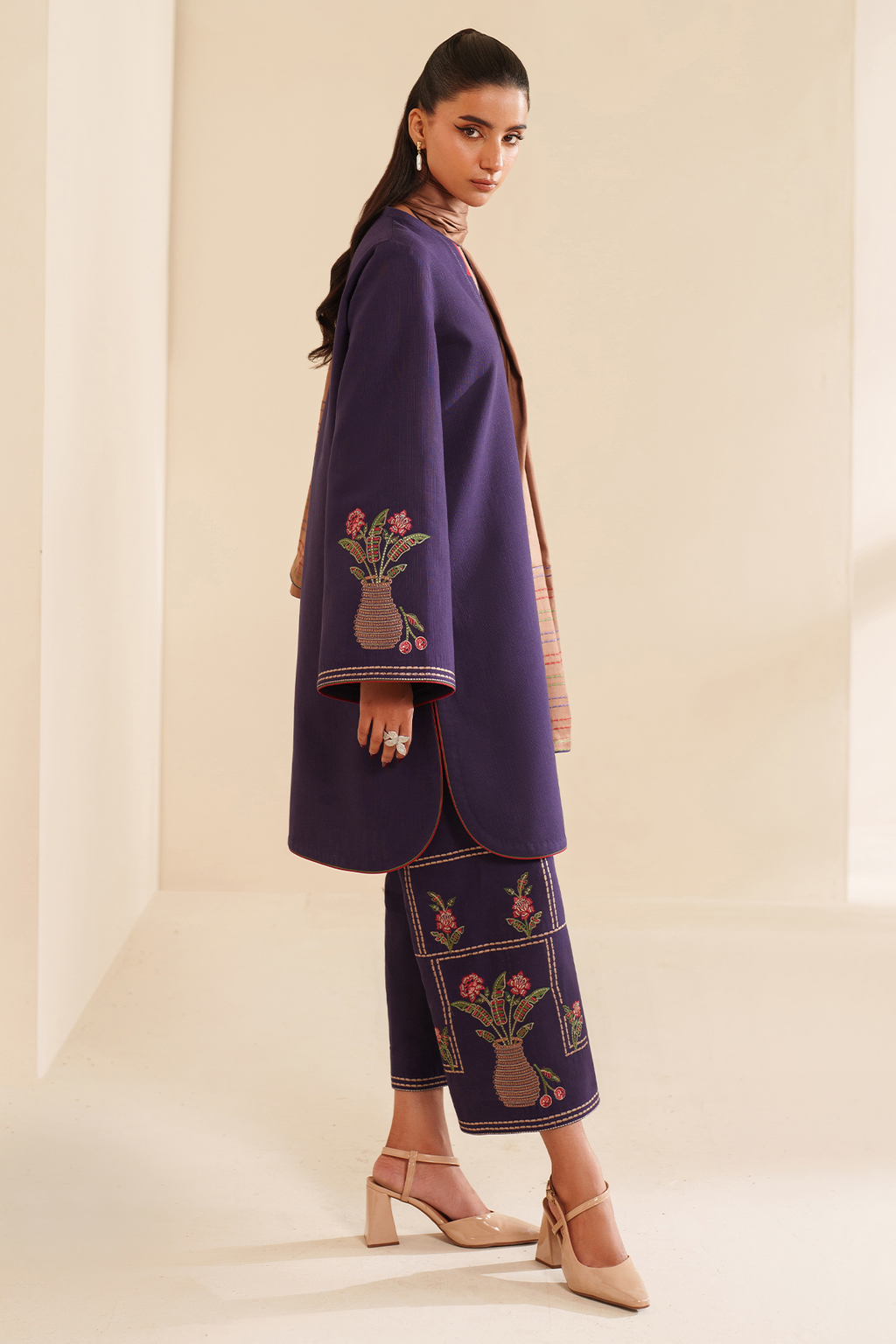 Embroidered Khaddar RTW-1263