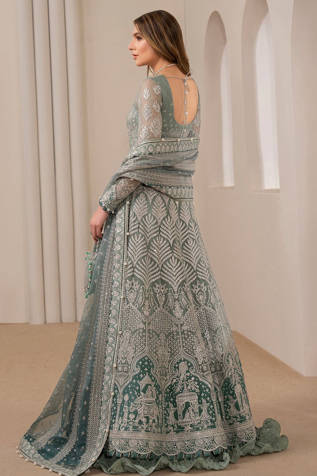EMBROIDERED CHIFFON WF'24-04