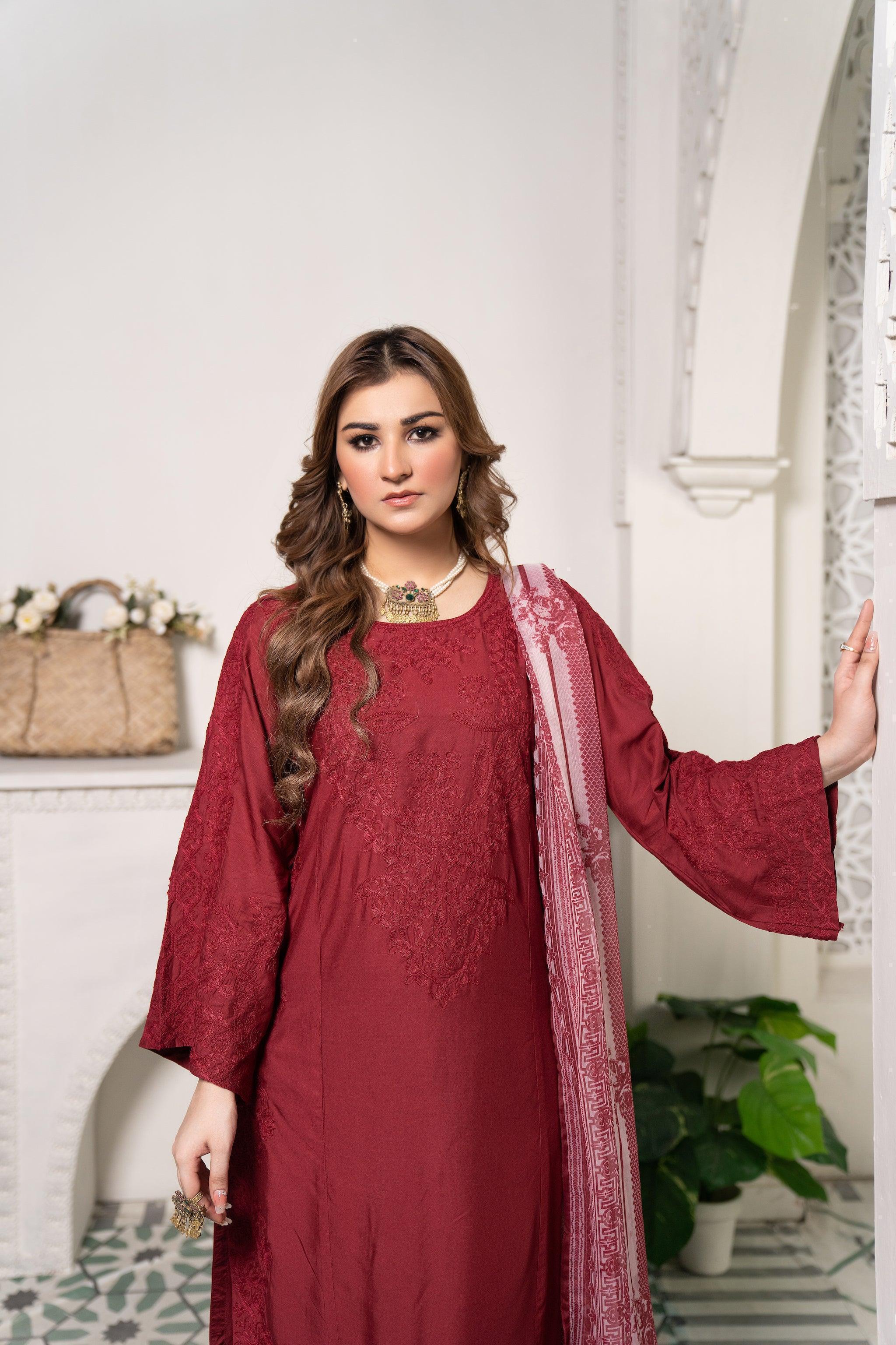 AR-3016-Maroon Sheesh