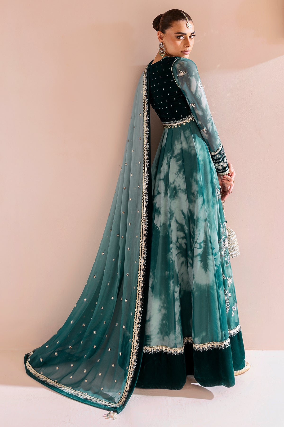 Embroidered Velvet Formal CVF D-06