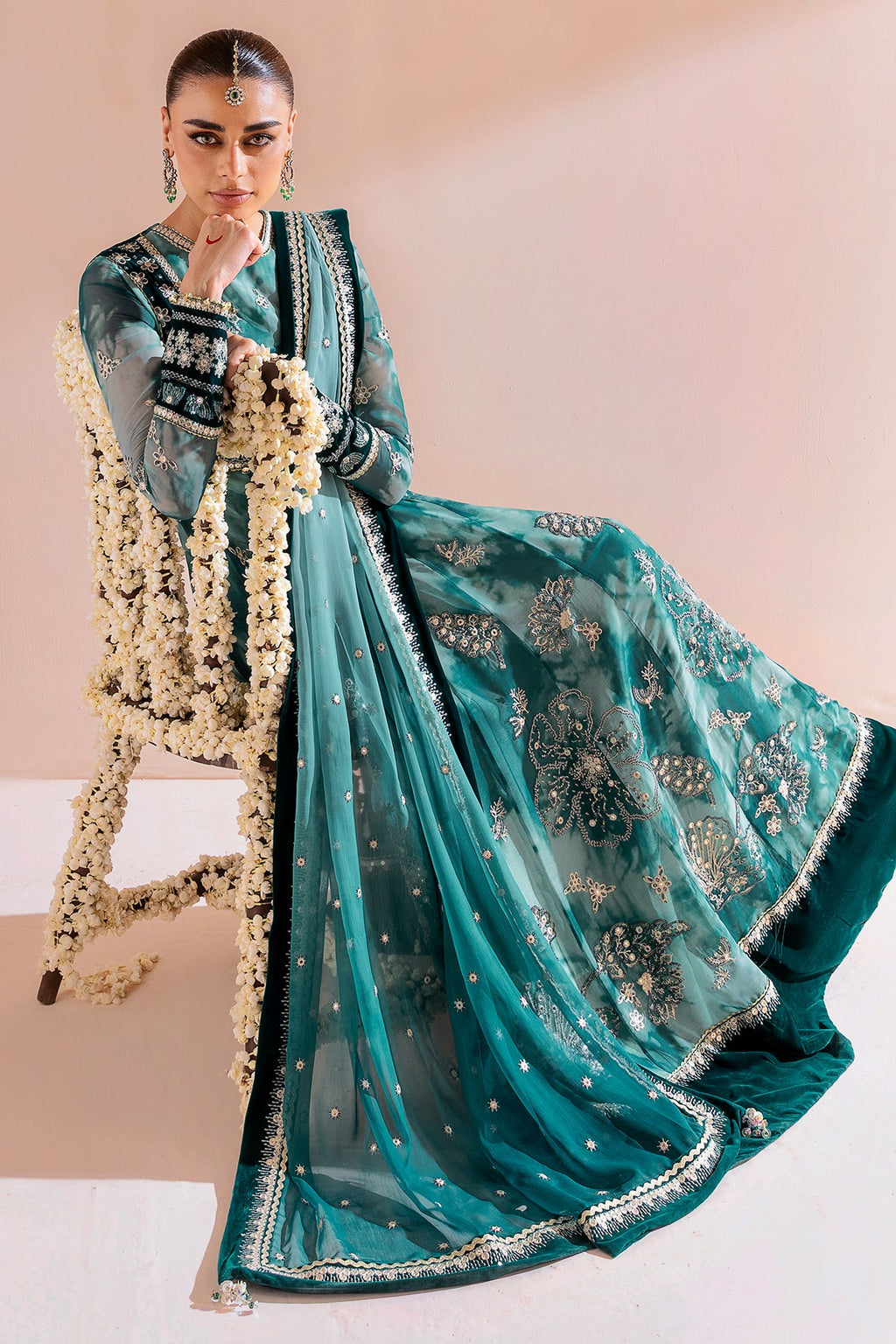 Embroidered Velvet Formal CVF D-06
