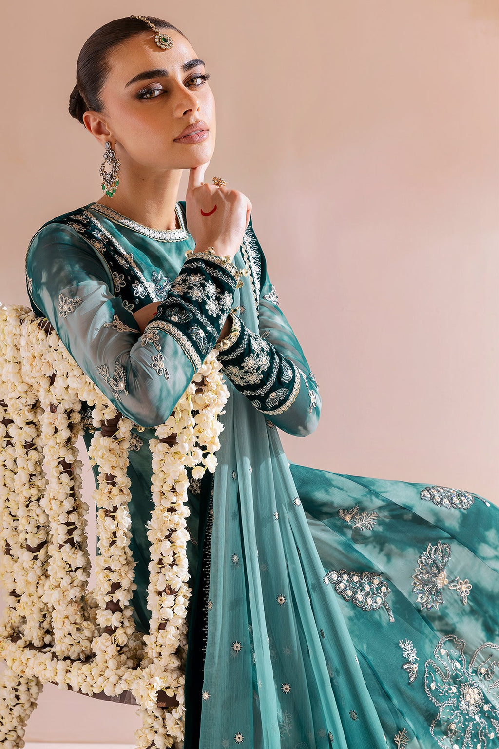 Embroidered Velvet Formal CVF D-06