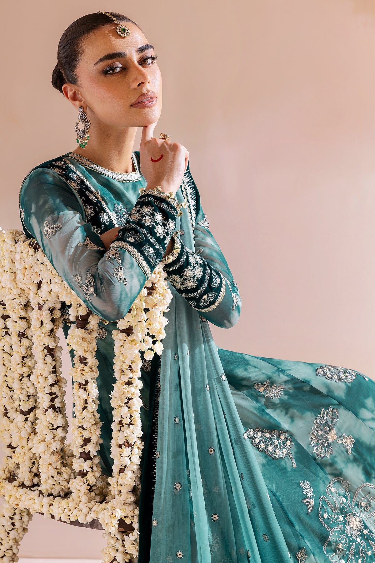 Embroidered Velvet Formal CVF D-06