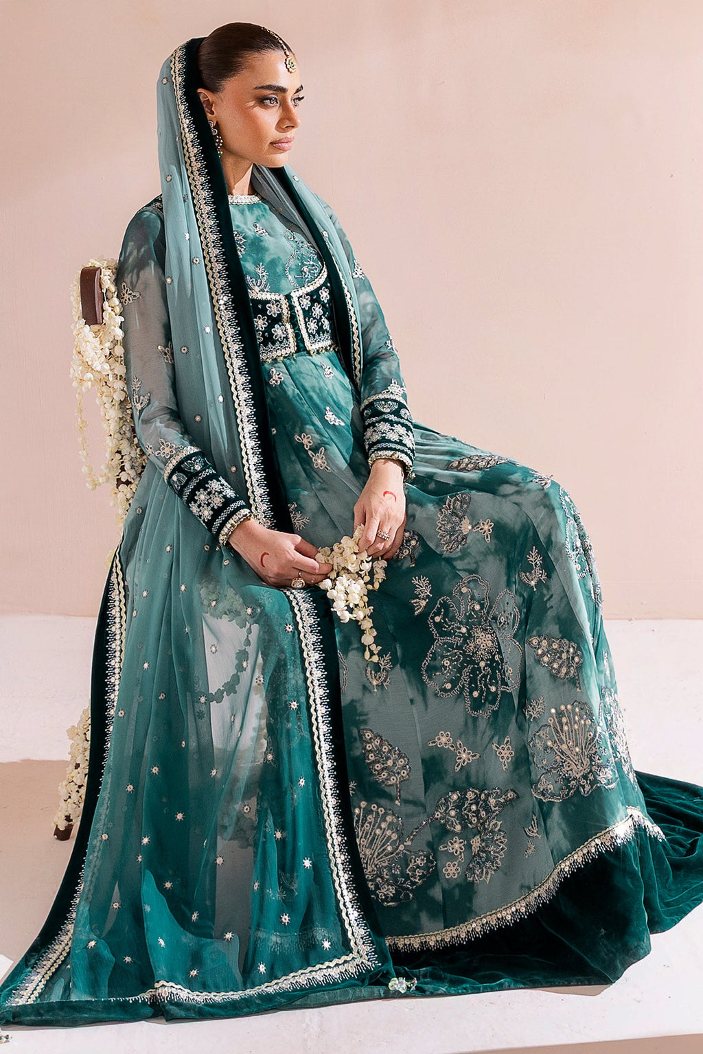 Embroidered Velvet Formal CVF D-06