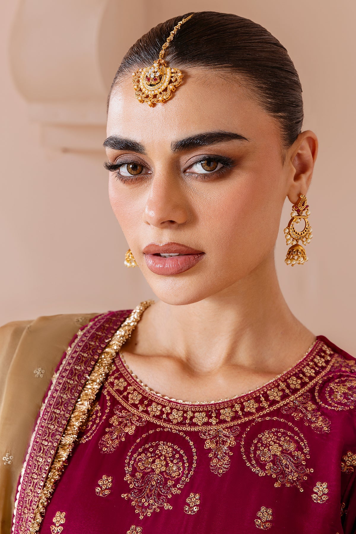 Embroidered Velvet Formal CVF D-11