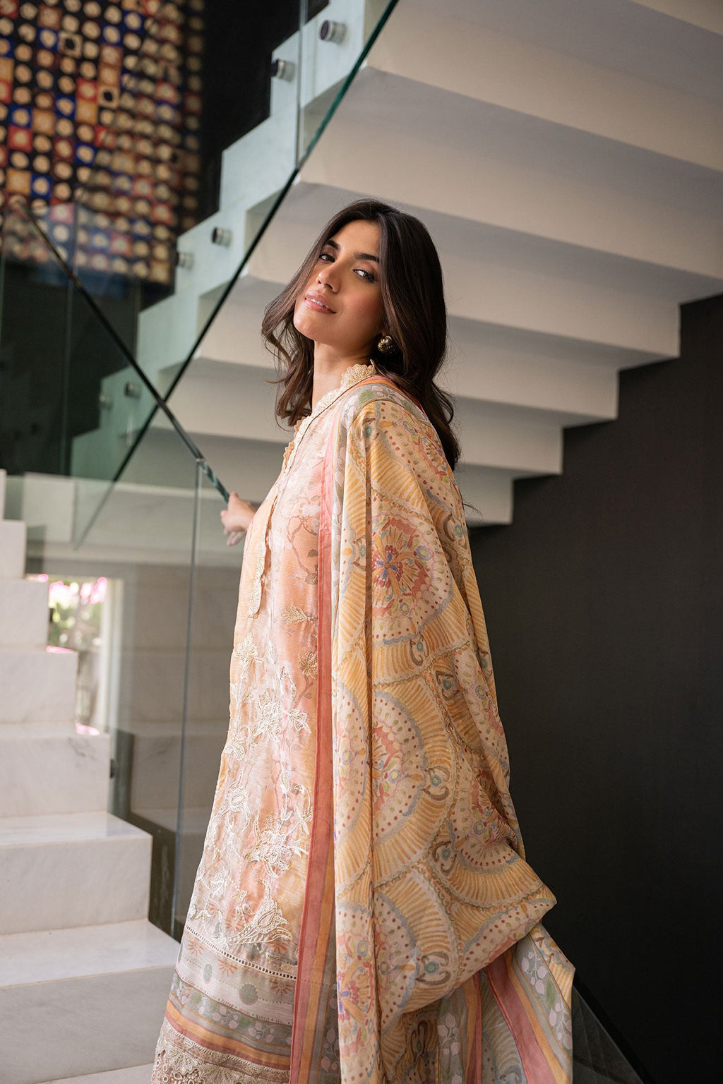 SS24DD-1190  L-GREEN DUPATTA