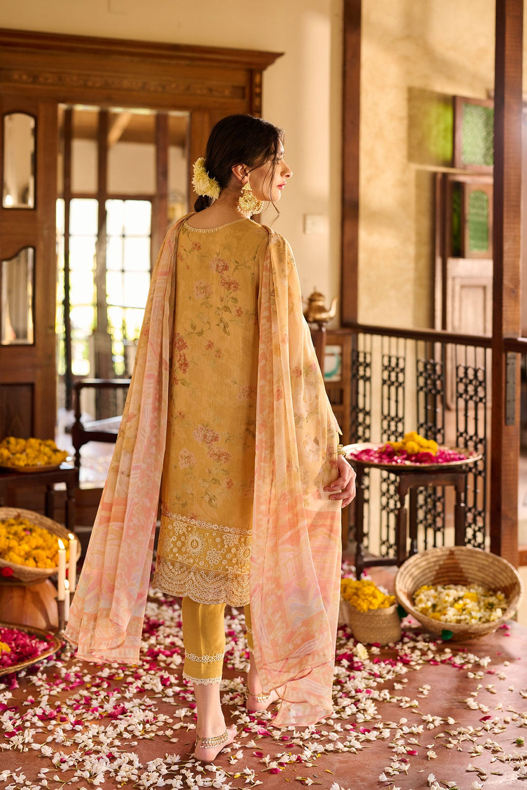SS24DD-1139 YELLOW DUPATTA