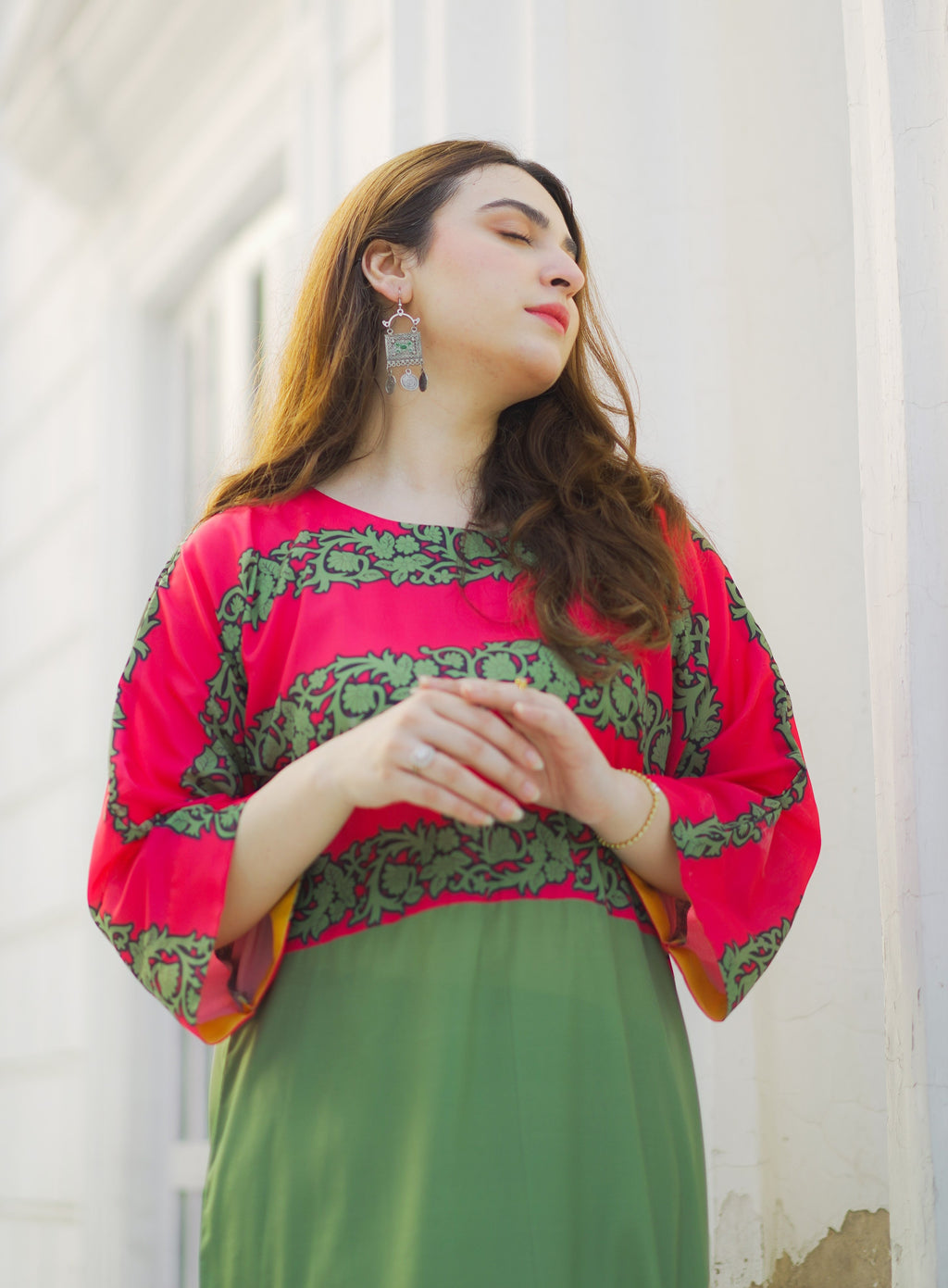 Straight Shirt with Boatneck