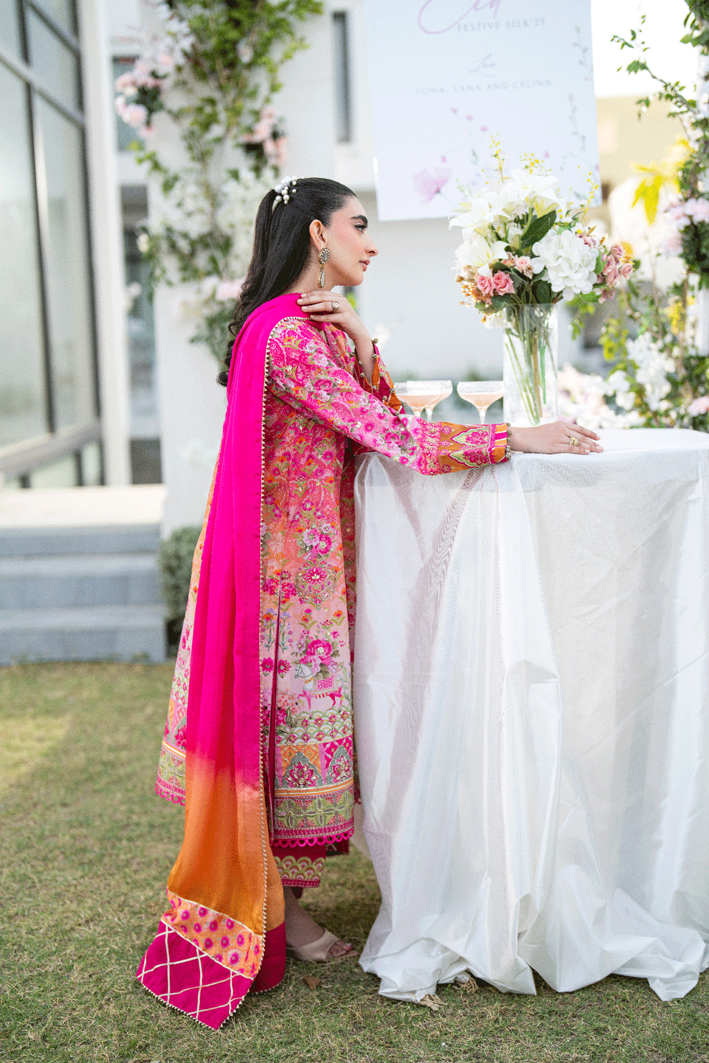 SS25DD-2691 PINK DUPATTA