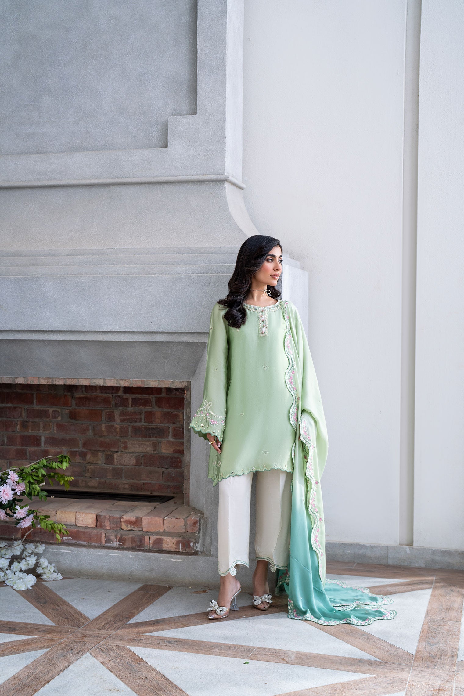 SS25DL-0313 LIGHT GREEN 3Pcs