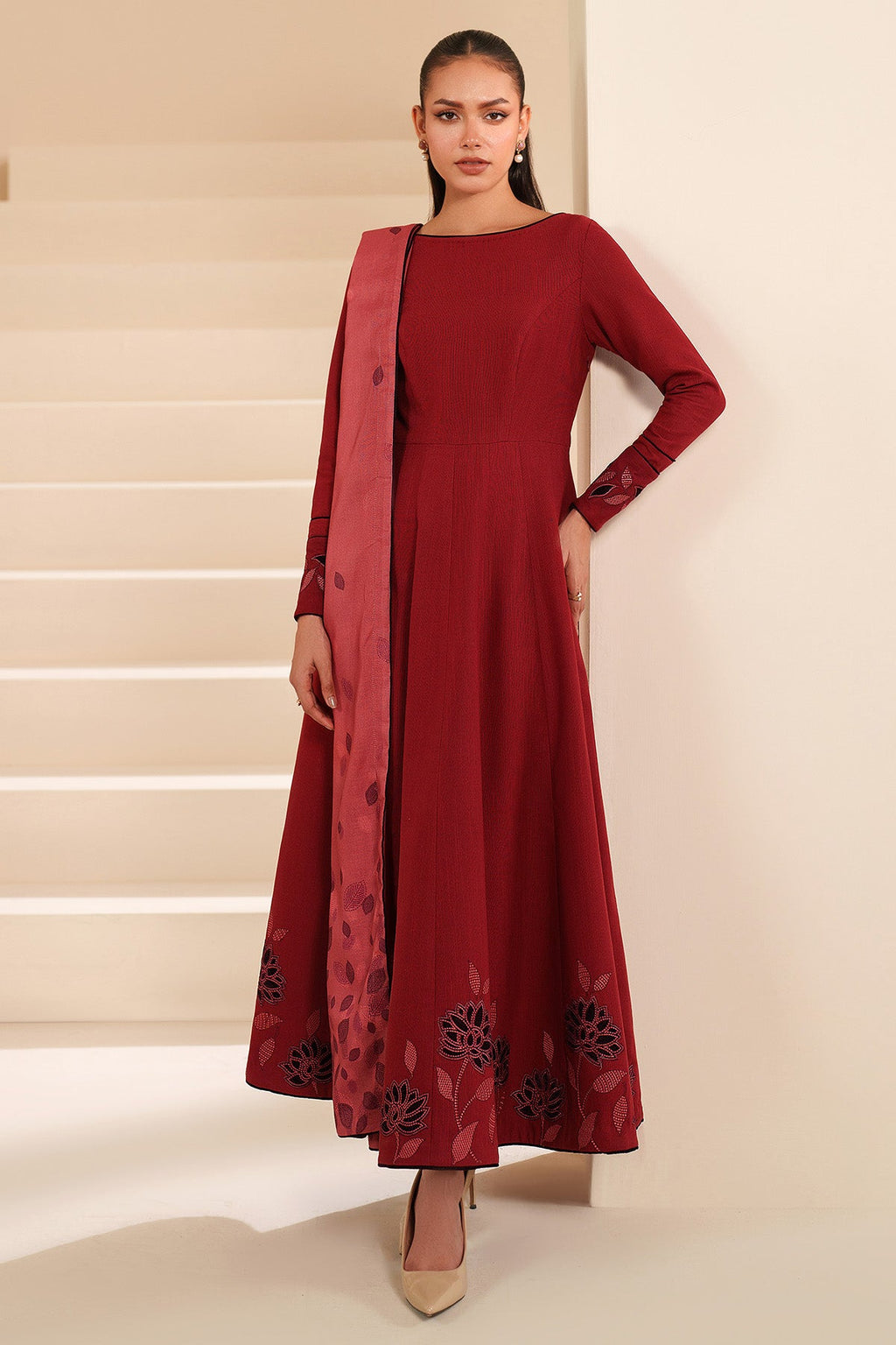 Embroidered Khaddar RTW-1266