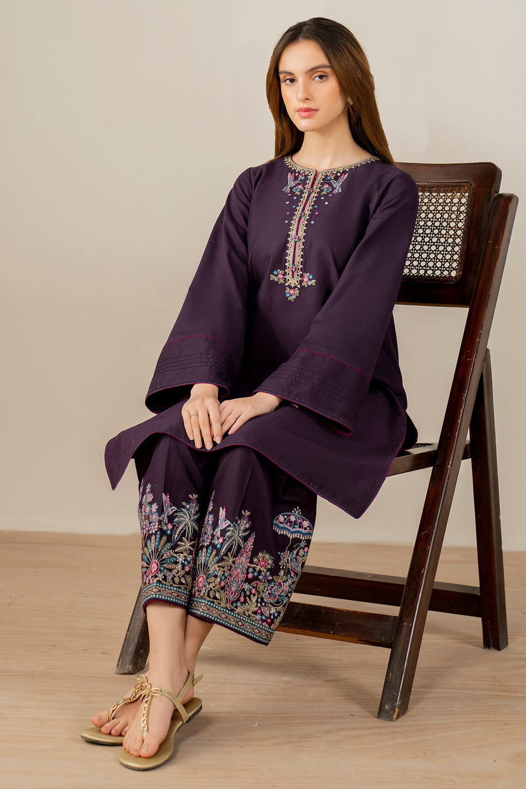 EMBROIDERED LAWN RTW-1224