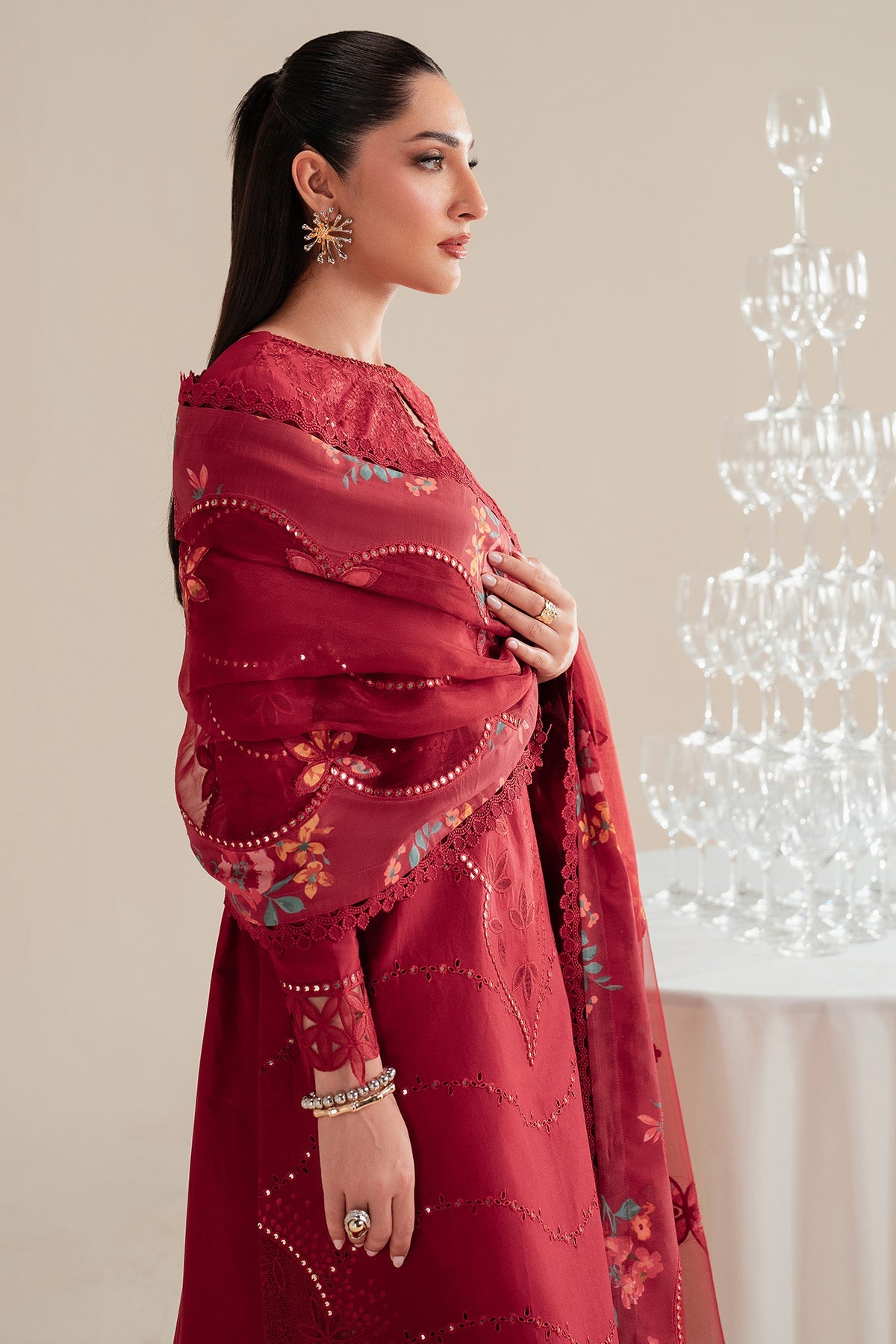 EMBROIDERED LAWN IL25-D03