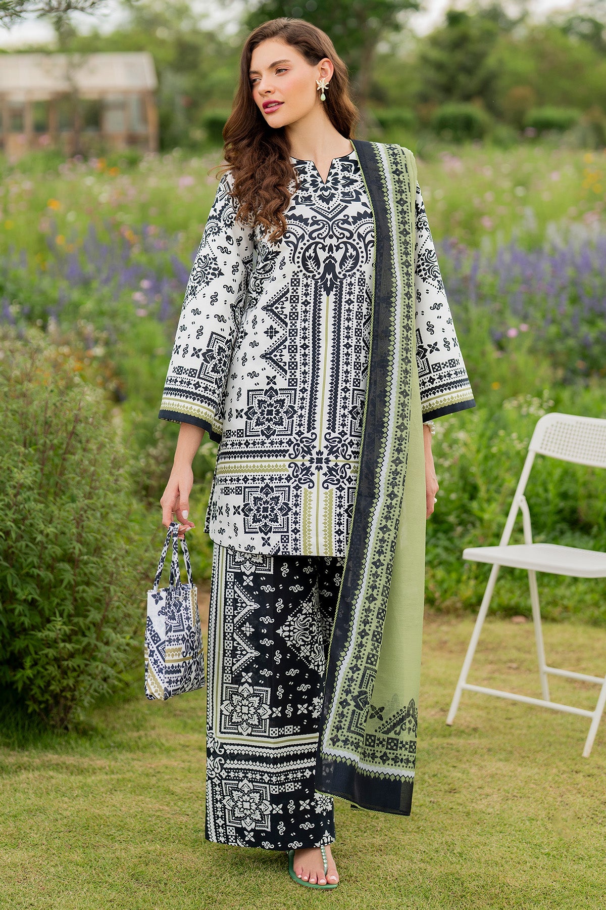 DIGITAL PRINTED LAWN USE-9237