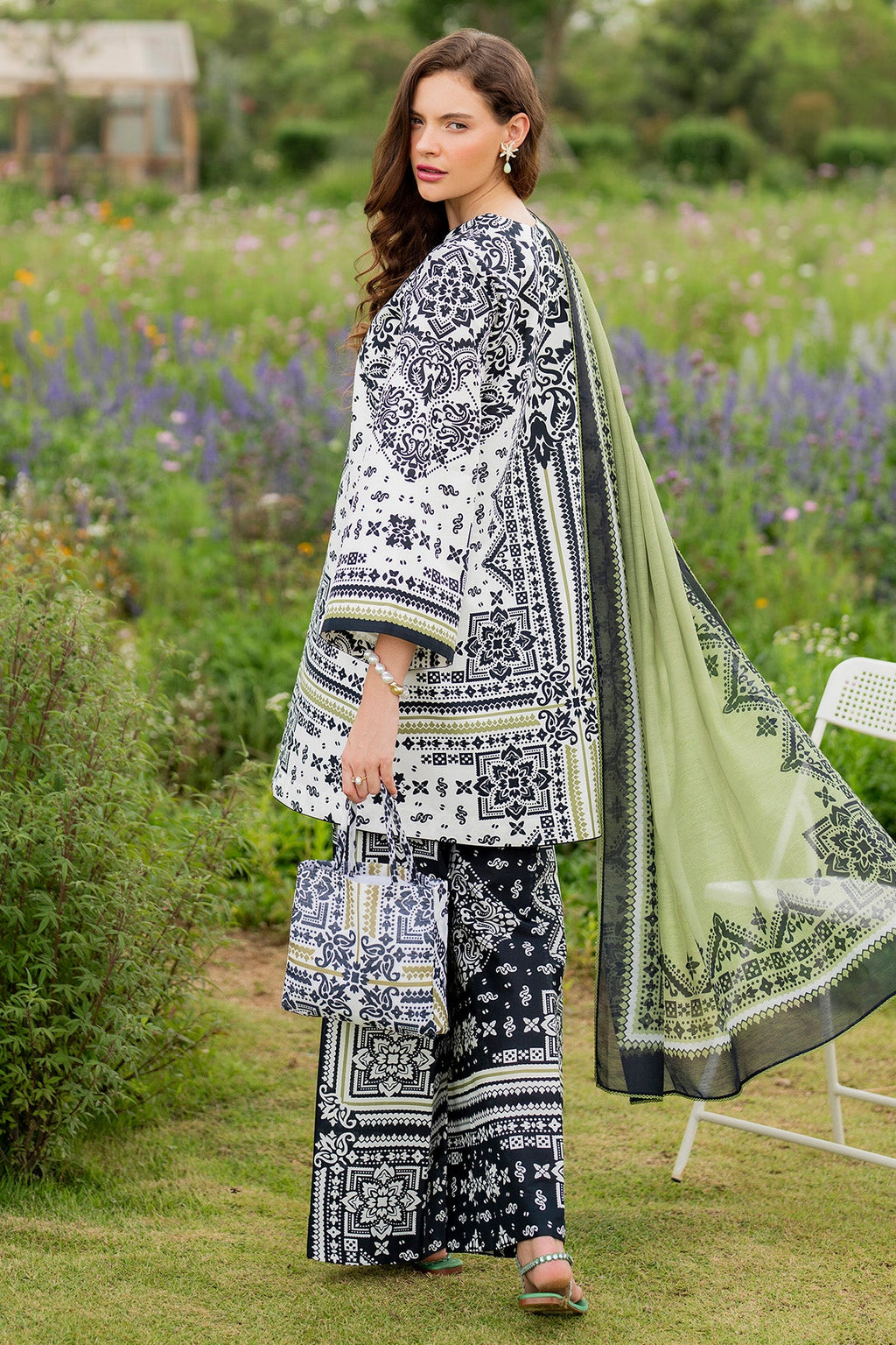 DIGITAL PRINTED LAWN USE-9237