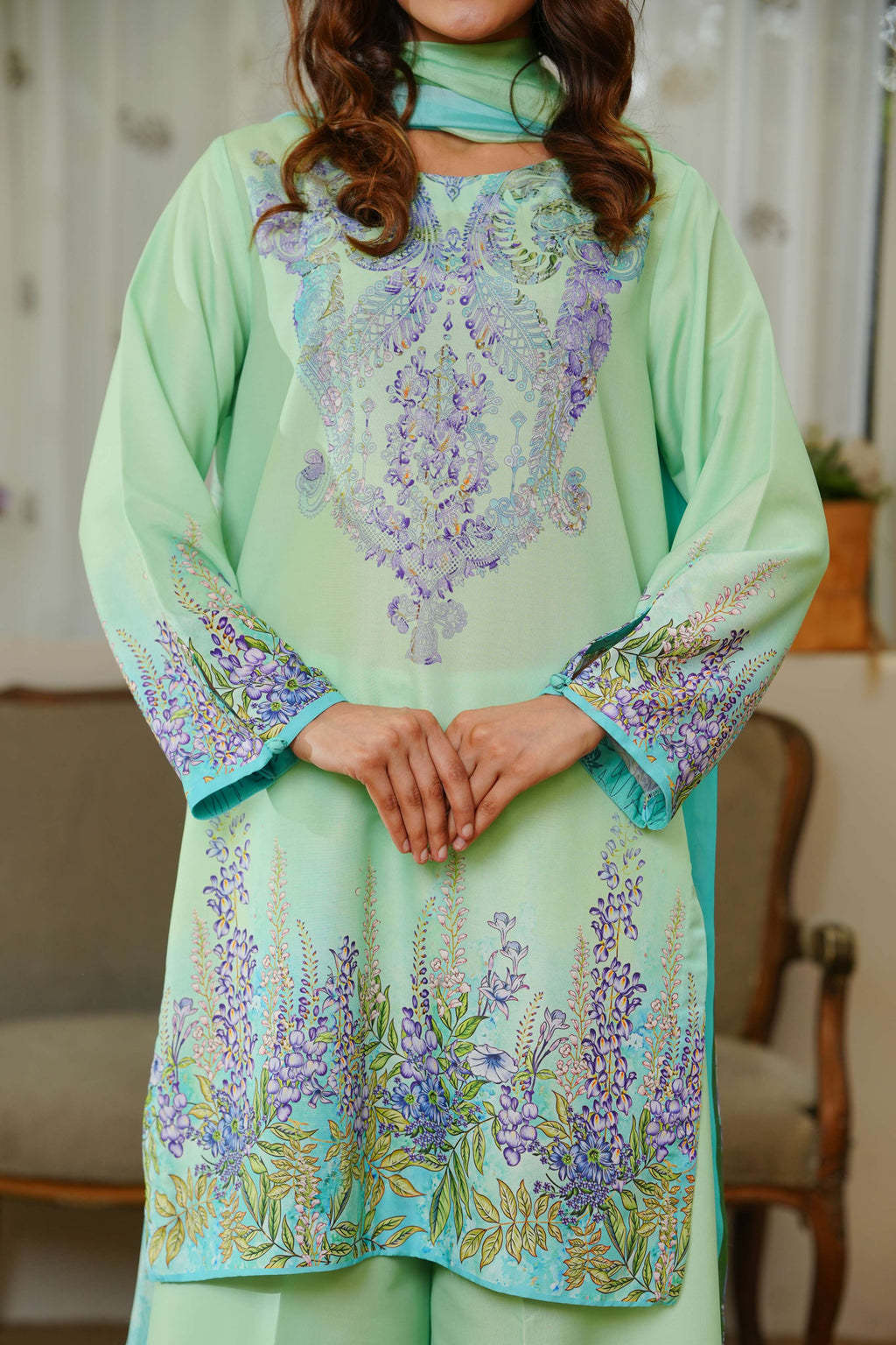 Pastel Charm - Premium Poly Lawn