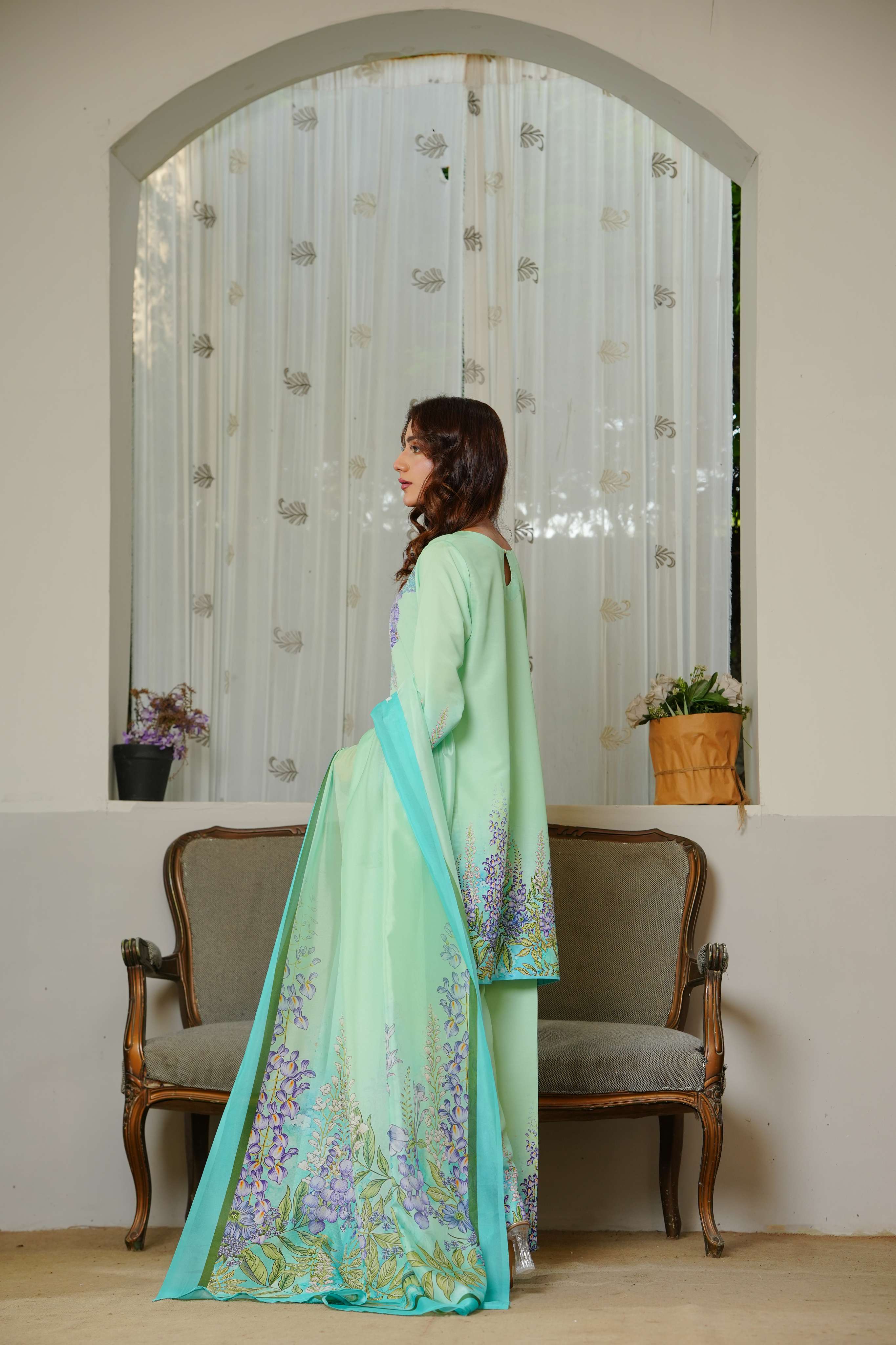 Pastel Charm - Premium Poly Lawn