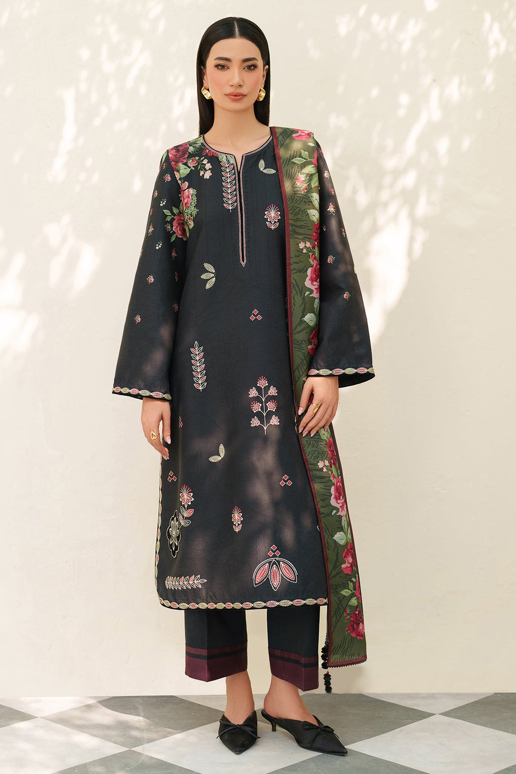 EMBROIDERED PREMIUM VISCOSE UW-0167
