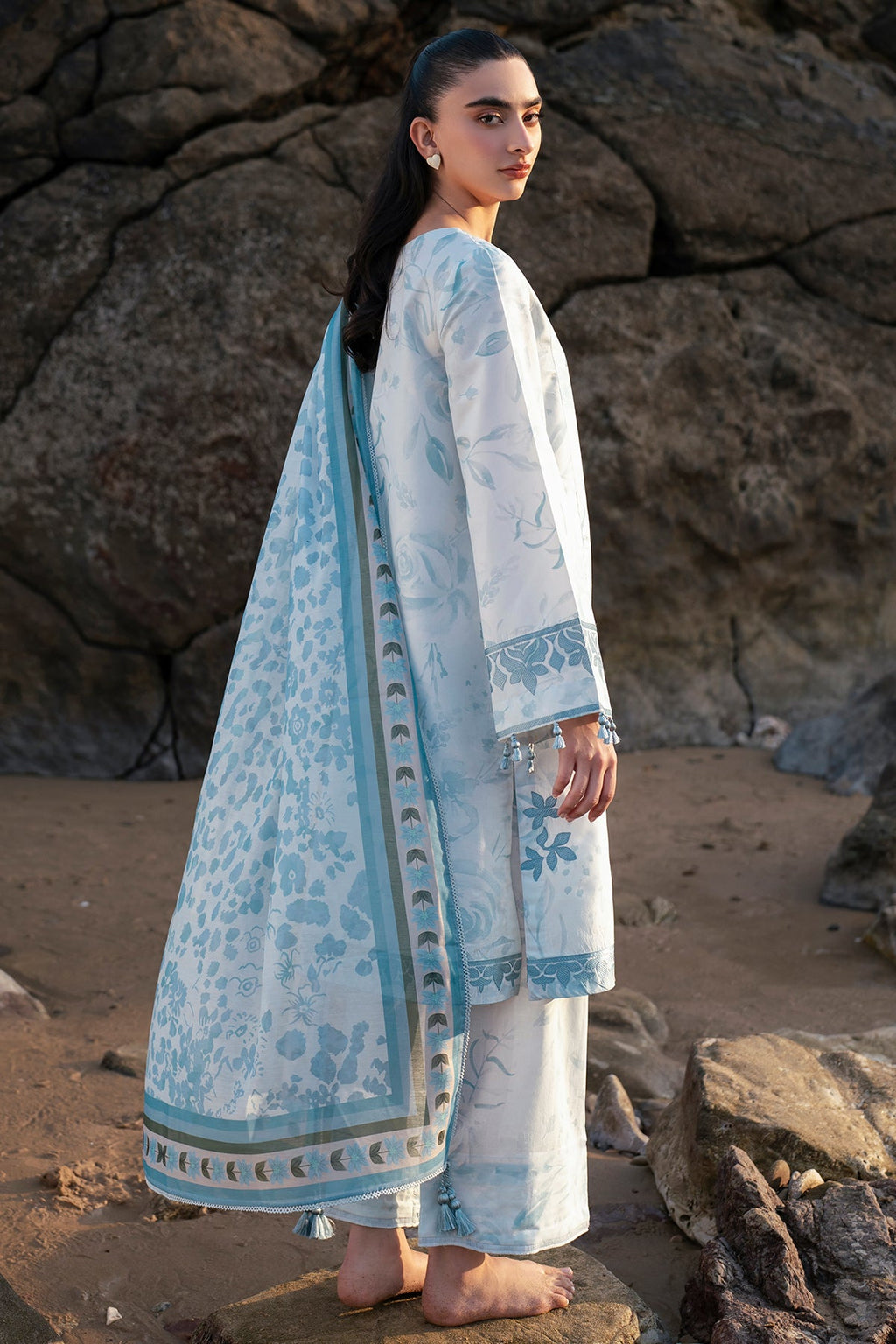 EMBROIDERED LAWN RTW-1197