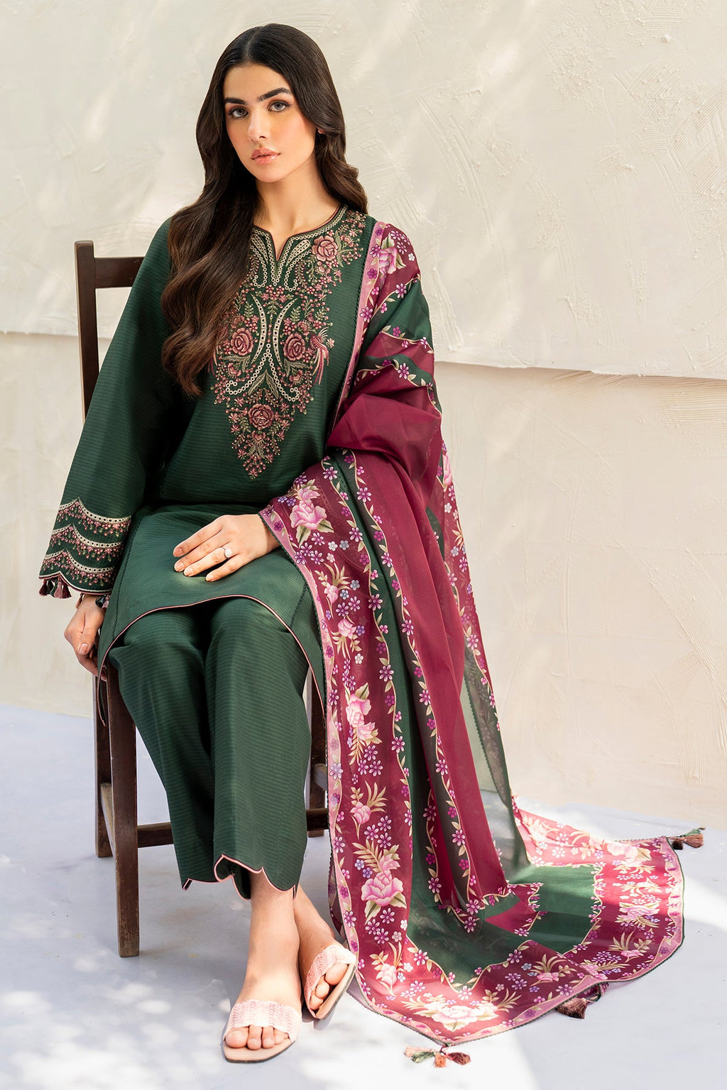 EMBROIDERED DOBBY LAWN USE-9206