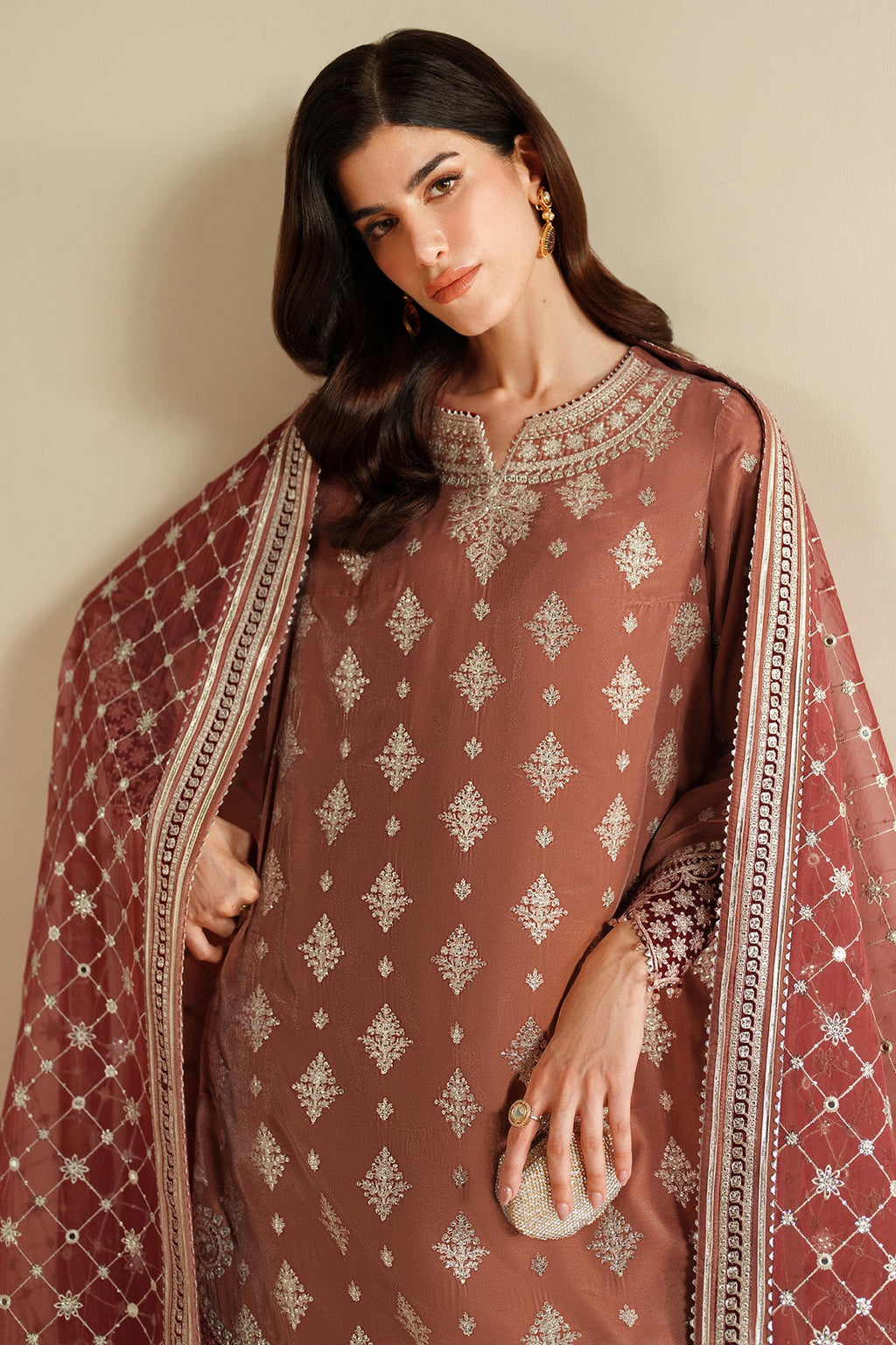 Embroidered Velvet Formal VVF D-3