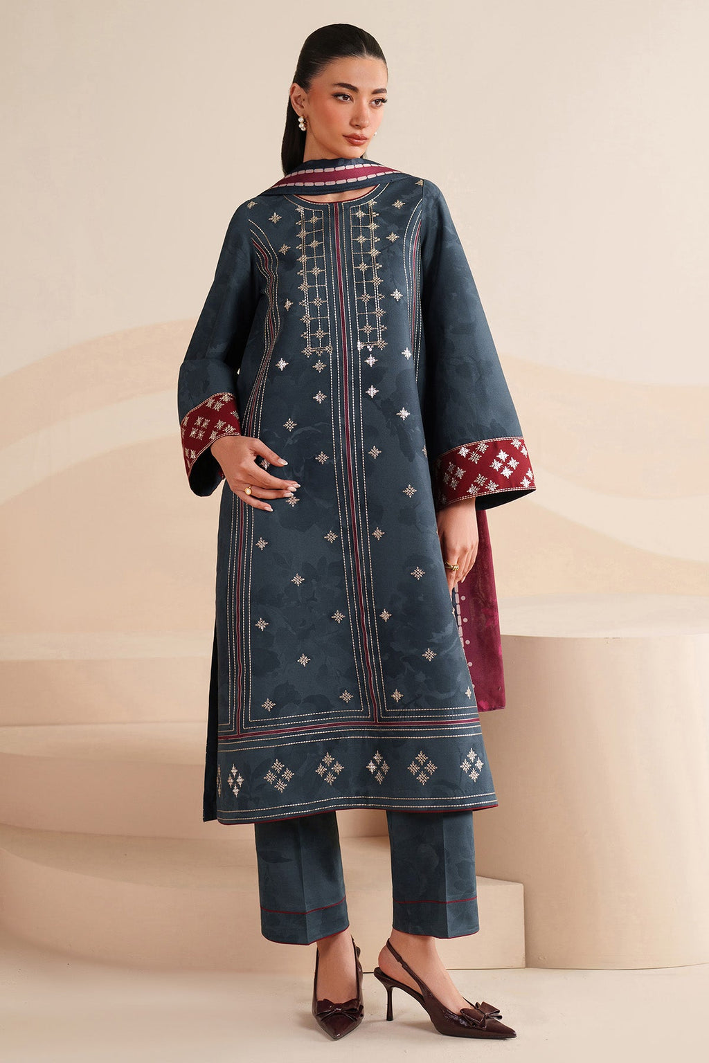 EMBROIDERED PREMIUM VISCOSE UW-0224