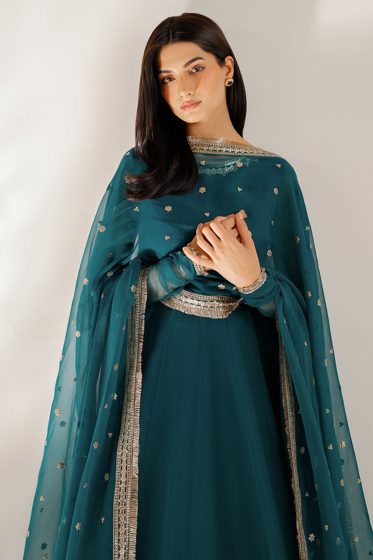 EMBROIDERED CHIFFON UC-3097