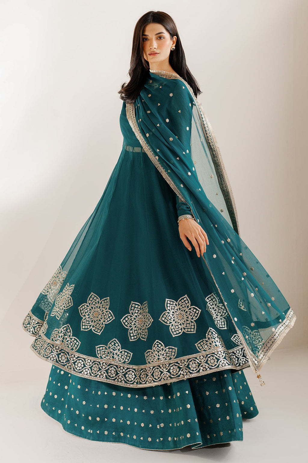 EMBROIDERED CHIFFON UC-3097