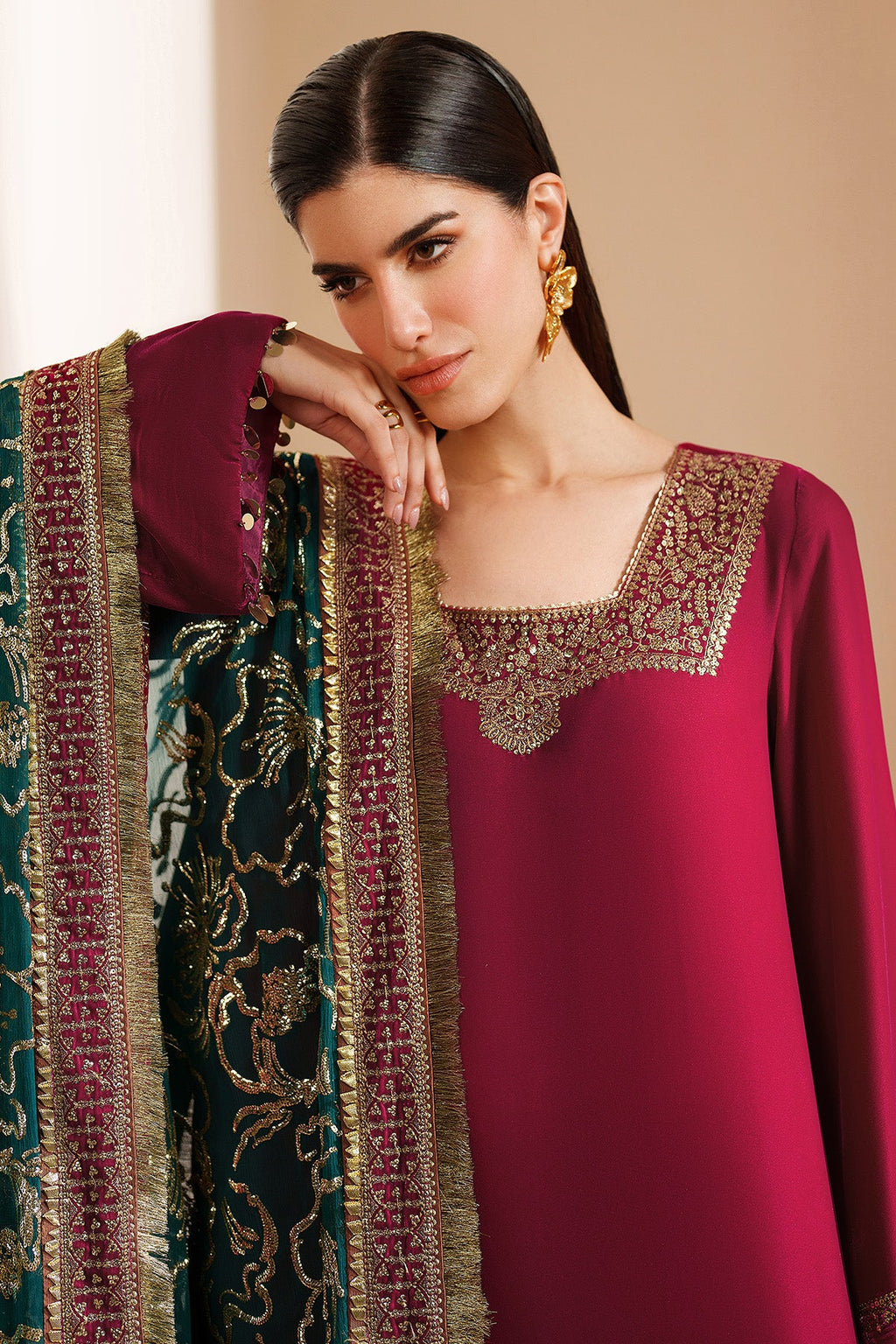 Embroidered Velvet Formal VVF D-9