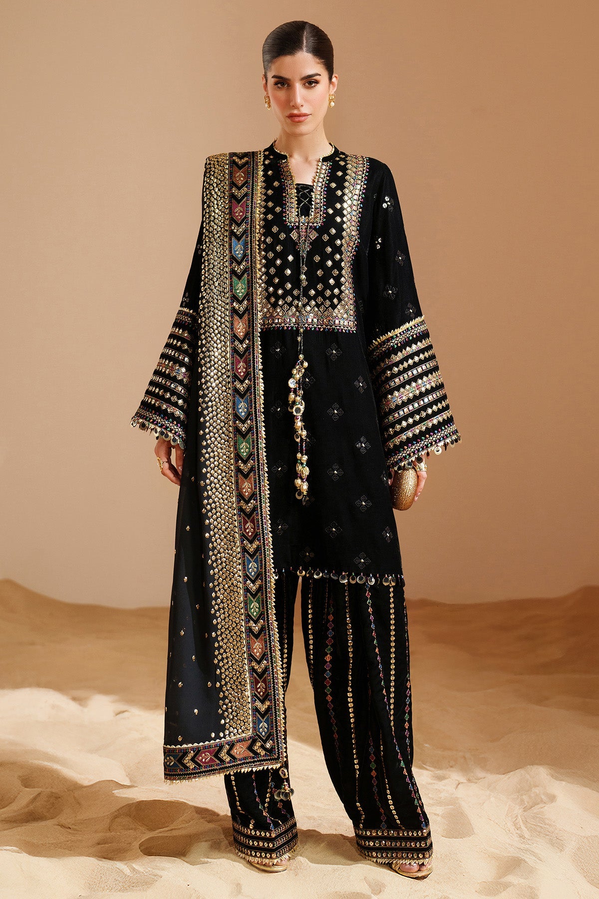 Embroidered Velvet Formal VVF D-5