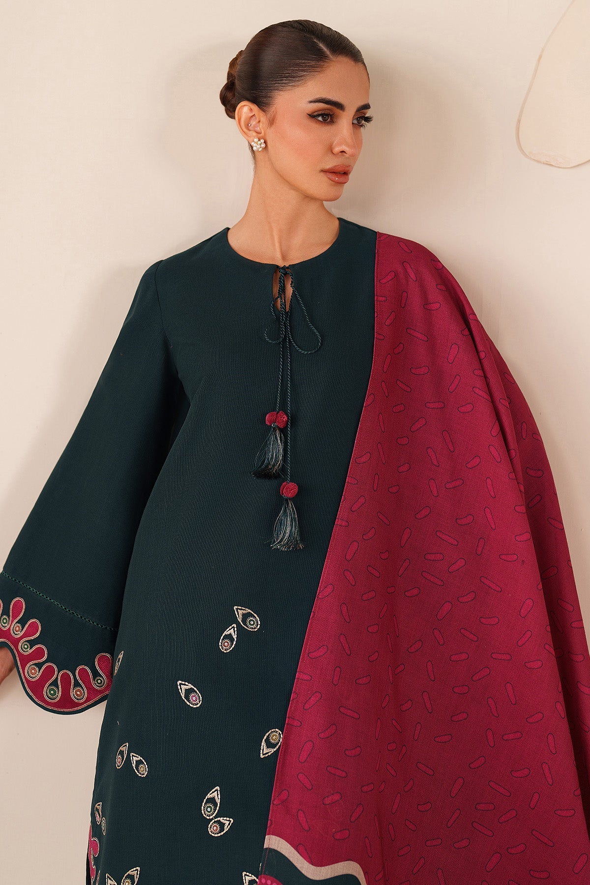 EMBROIDERED KHADDAR UW-0221
