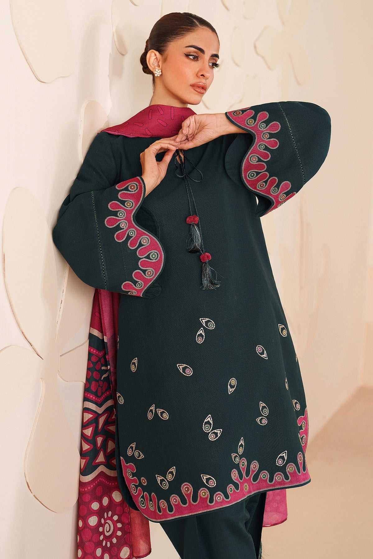 EMBROIDERED KHADDAR UW-0221