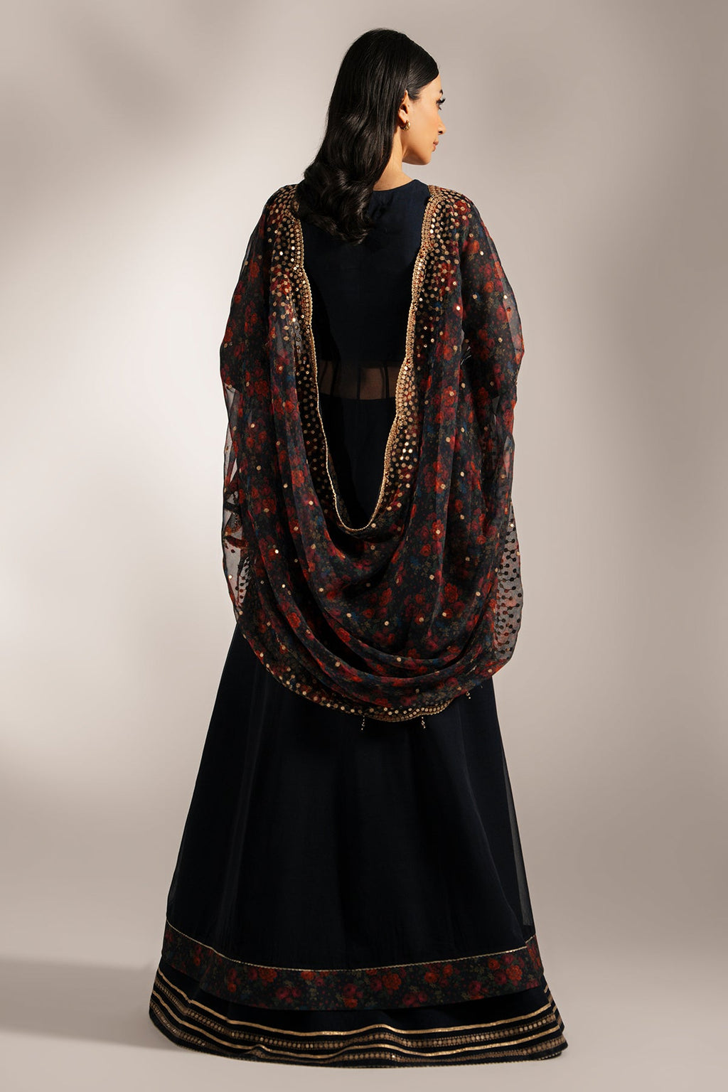 EMBROIDERED CHIFFON UC-3073