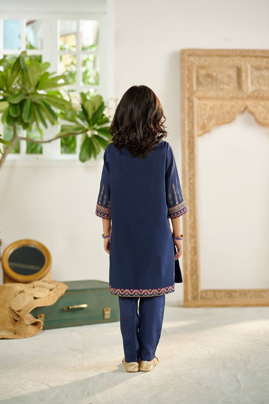 DK-0134 NAVY BLUE 2PCs
