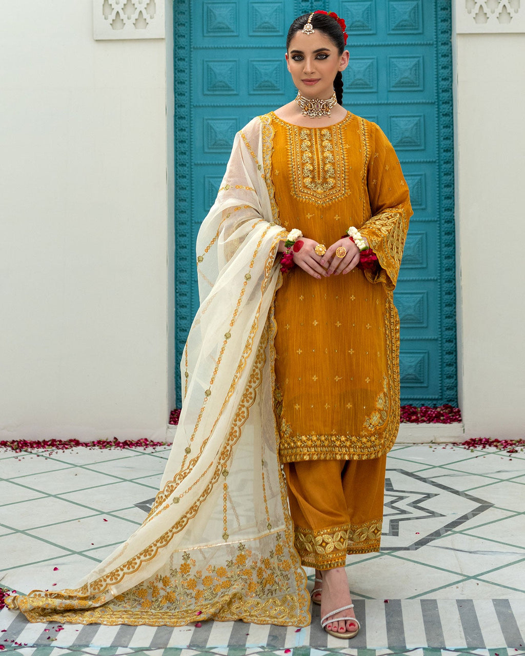 DU-3171-MUSTARD -3PCS