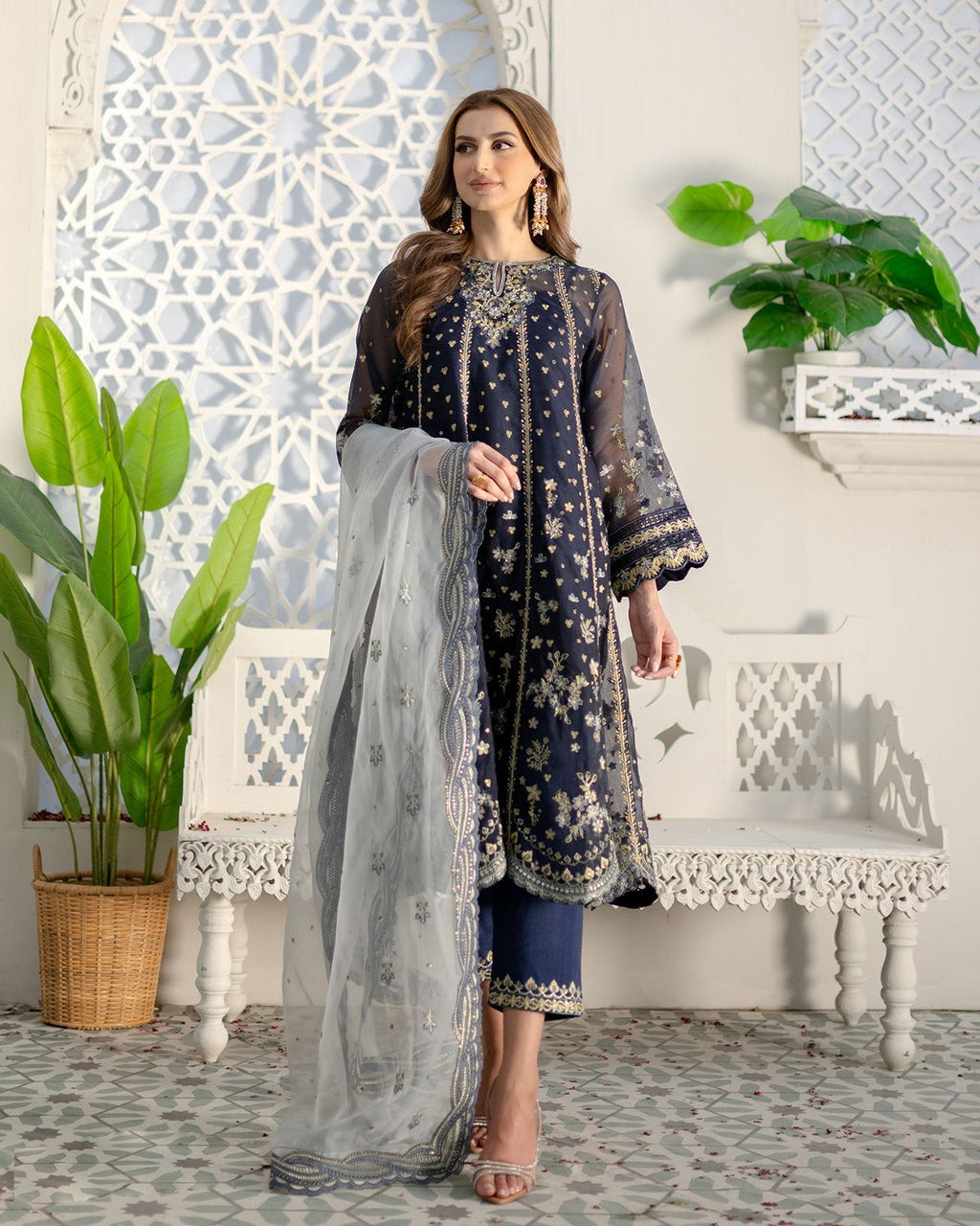 DU-3165-NAVY BLUE -3PCS