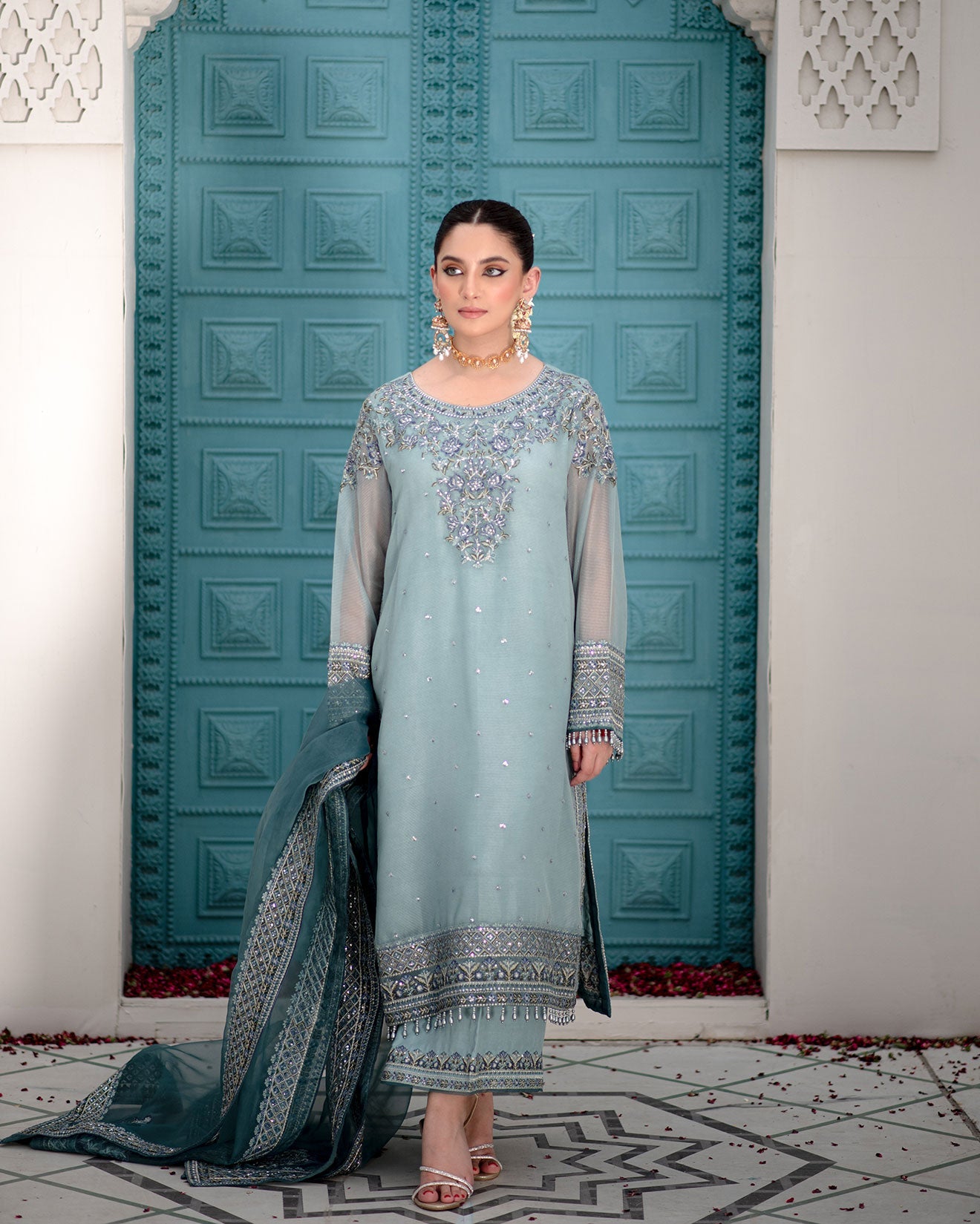 DU-3167-SKY BLUE -3PCS