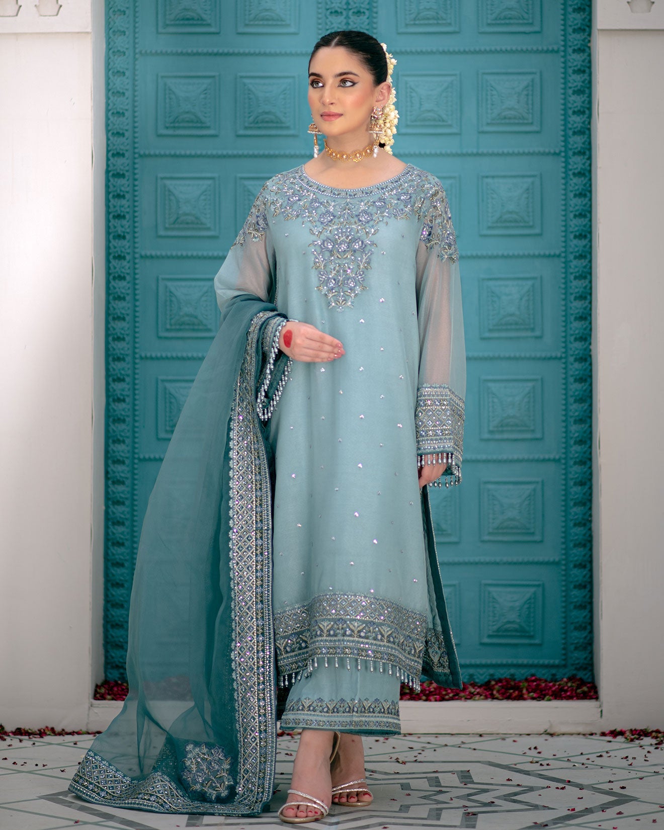 DU-3167-SKY BLUE -3PCS