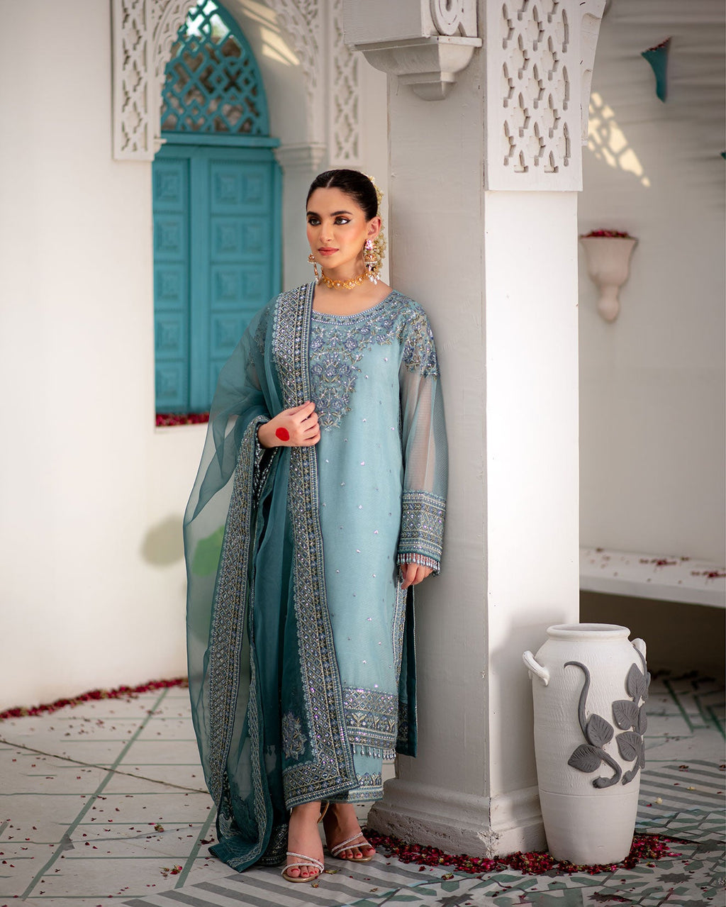 DU-3167-SKY BLUE -3PCS