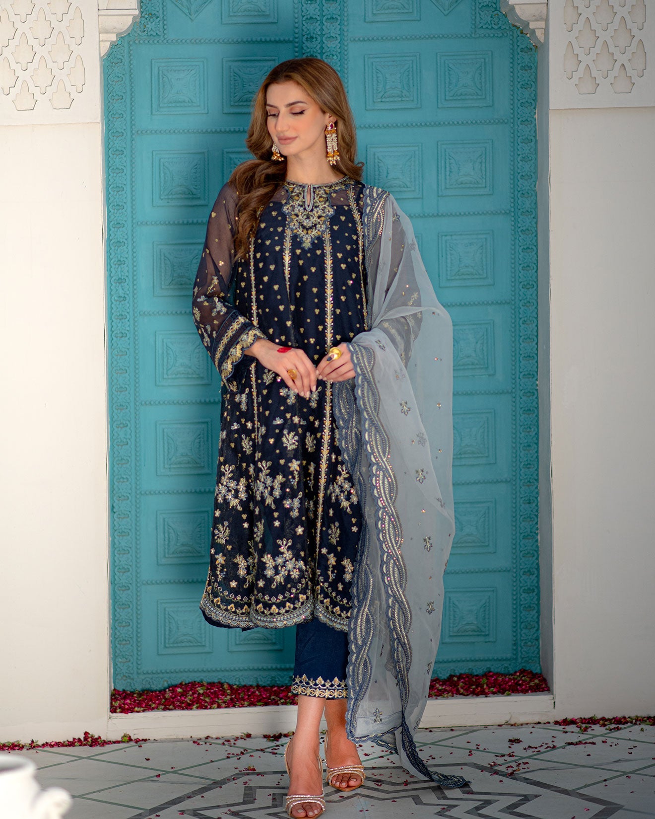 DU-3165-NAVY BLUE -3PCS