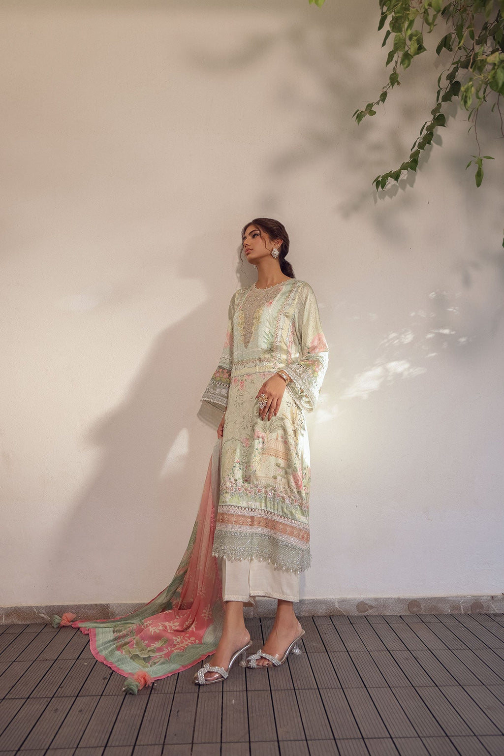 SS24DD-2517  LIGHT PINK DUPATTA