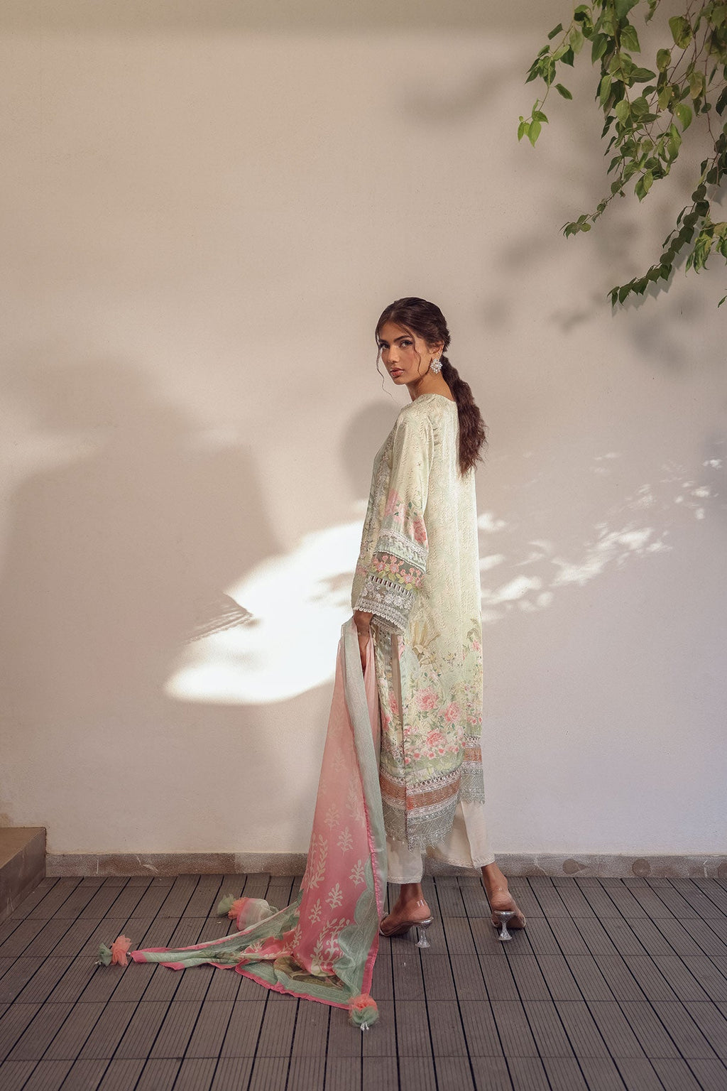 SS24DD-2517  LIGHT PINK DUPATTA