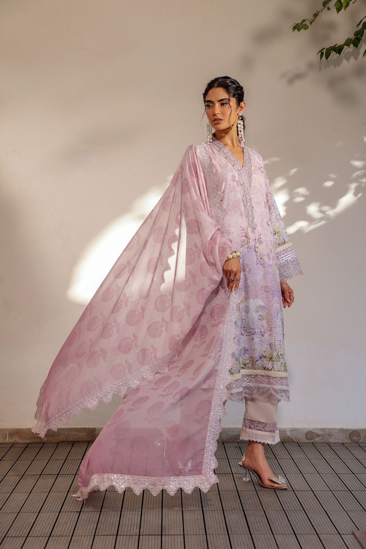 SS24DD-2512  PURPLE DUPATTA