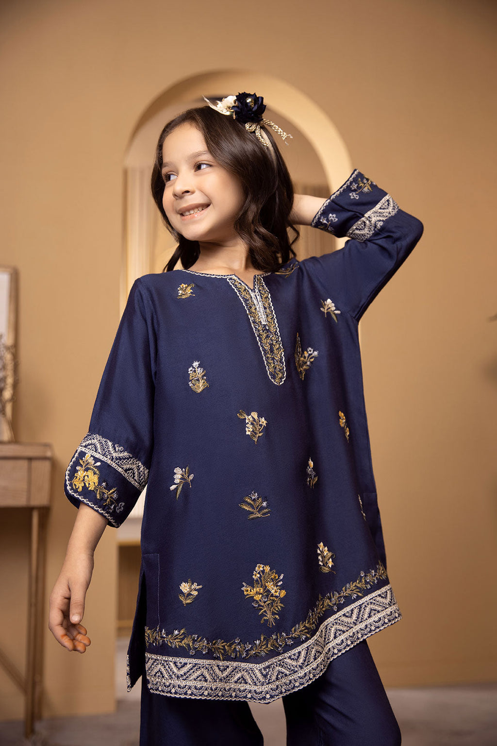 DK-0144 NAVY BLUE 2PCs