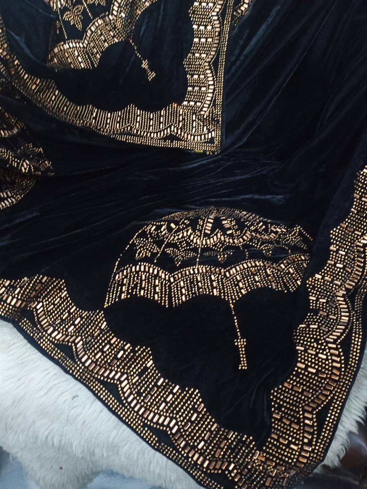 Phoenix Velvet Shawl