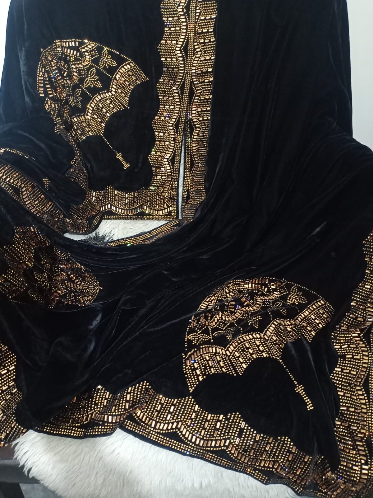 Phoenix Velvet Shawl