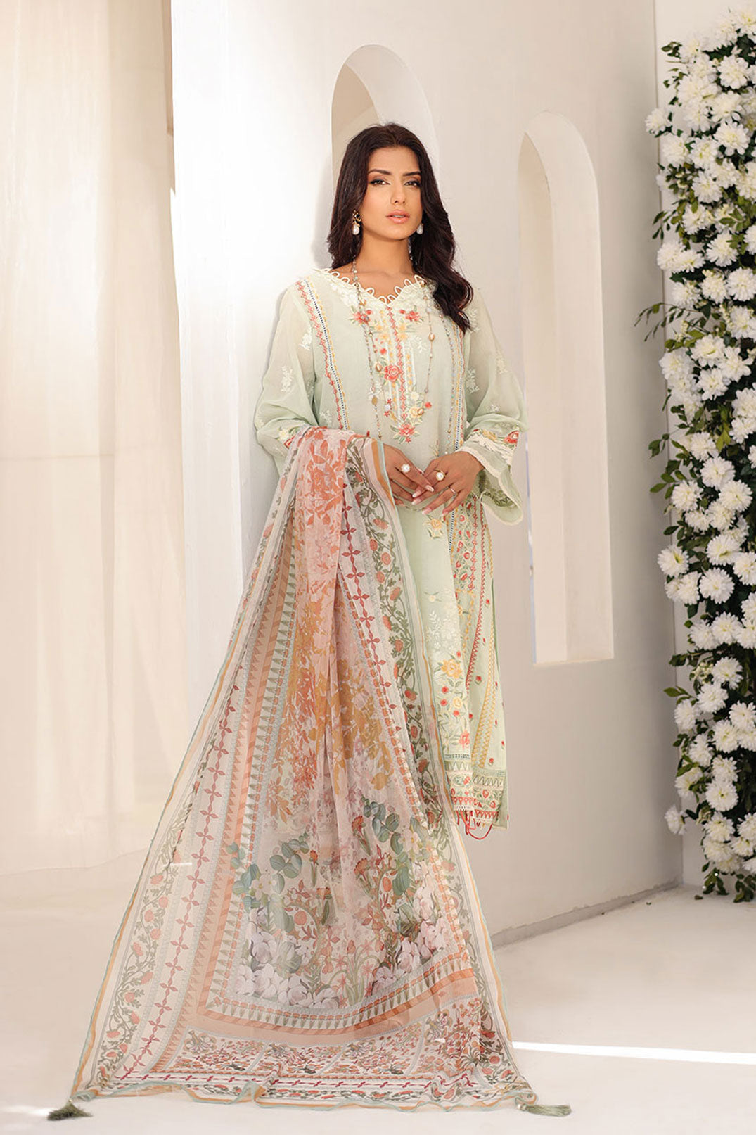 DU-3123 L-GREEN LAWN  3PCS