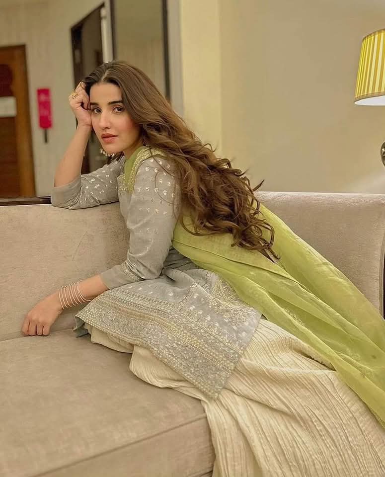 Crush silk sharara