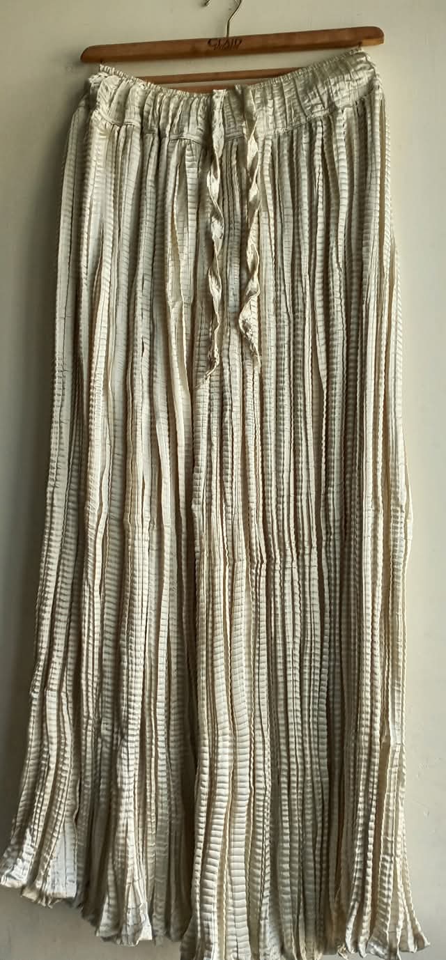 Crush silk sharara